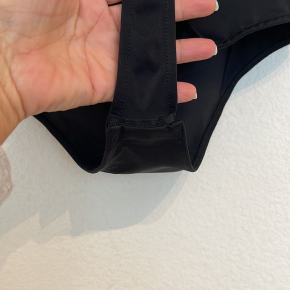 DANIELLE BERNSTEIN Black satin bodysuit 0 xs - Picture 13 of 13